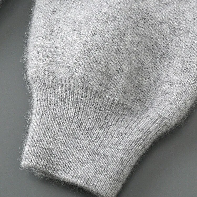 100% Merino Wool Full Zip Sweater
