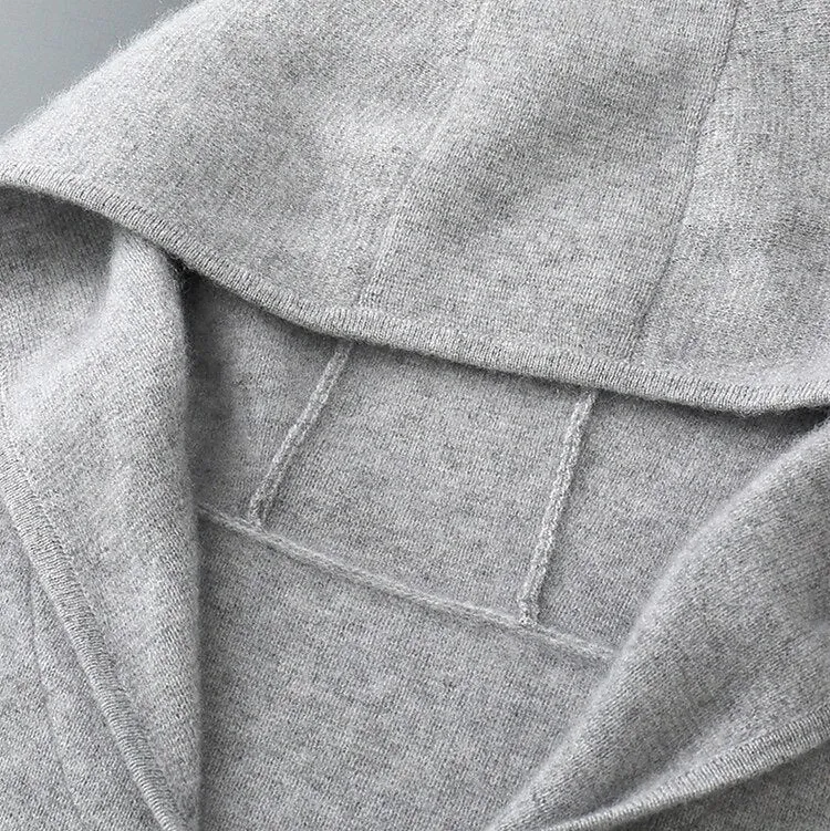 100% Merino Wool Full Zip Sweater