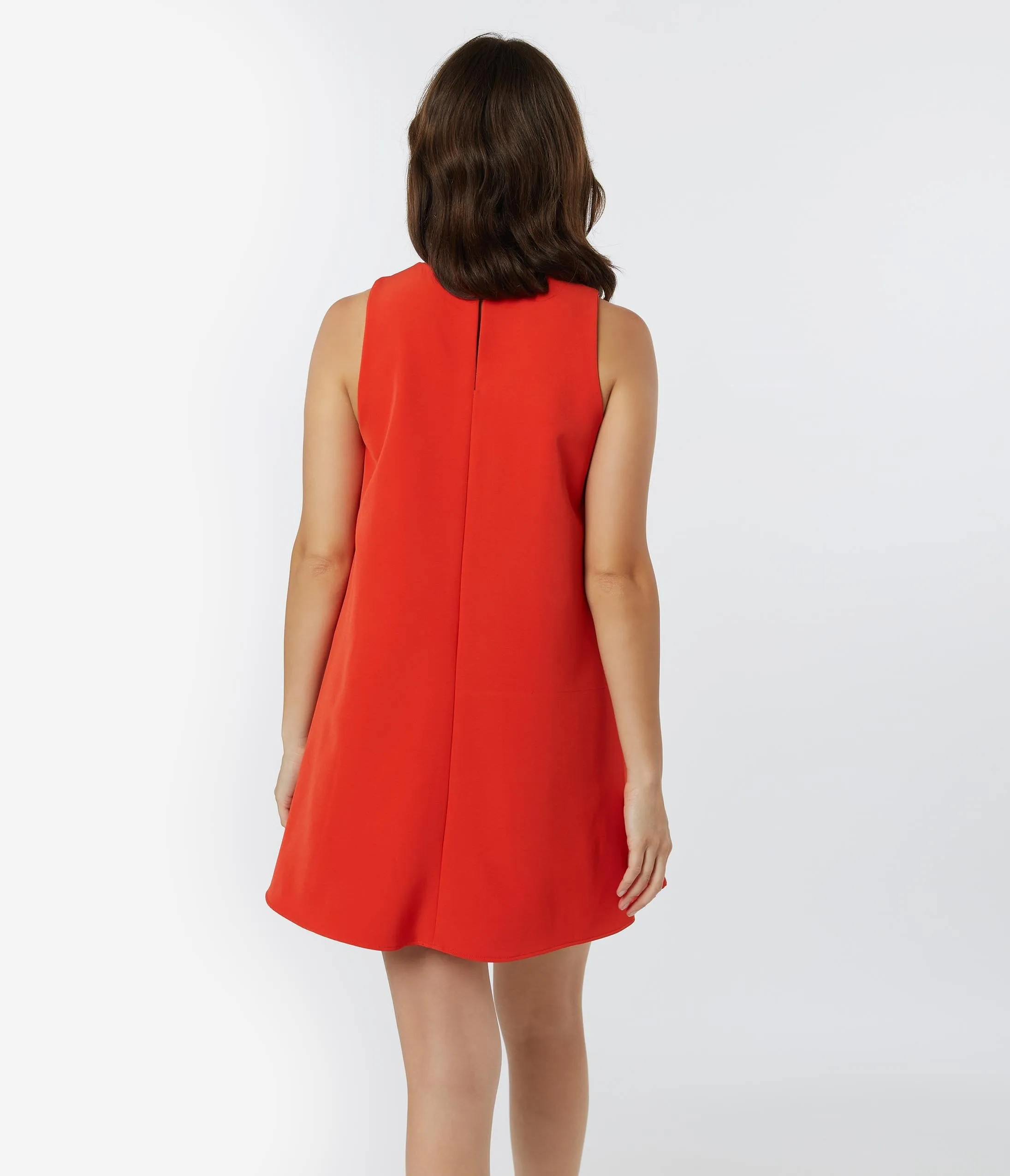 1960s Style Burnt Orange Shift Dress