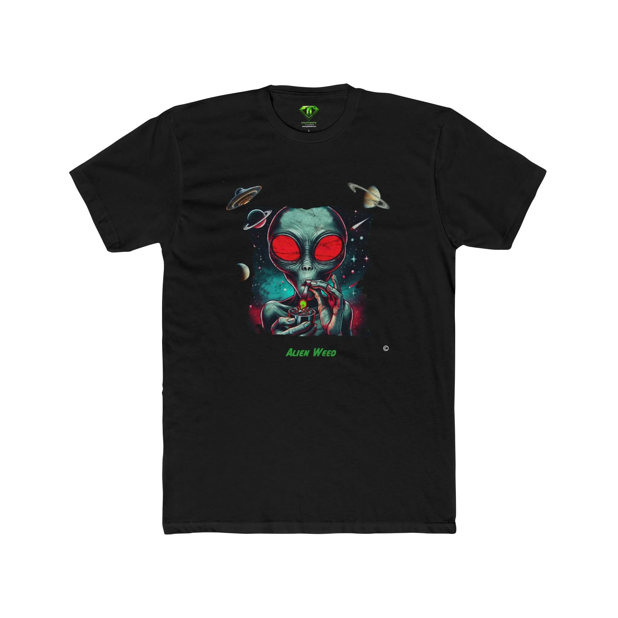 Alien Weed T-shirt, Unisex Tees,