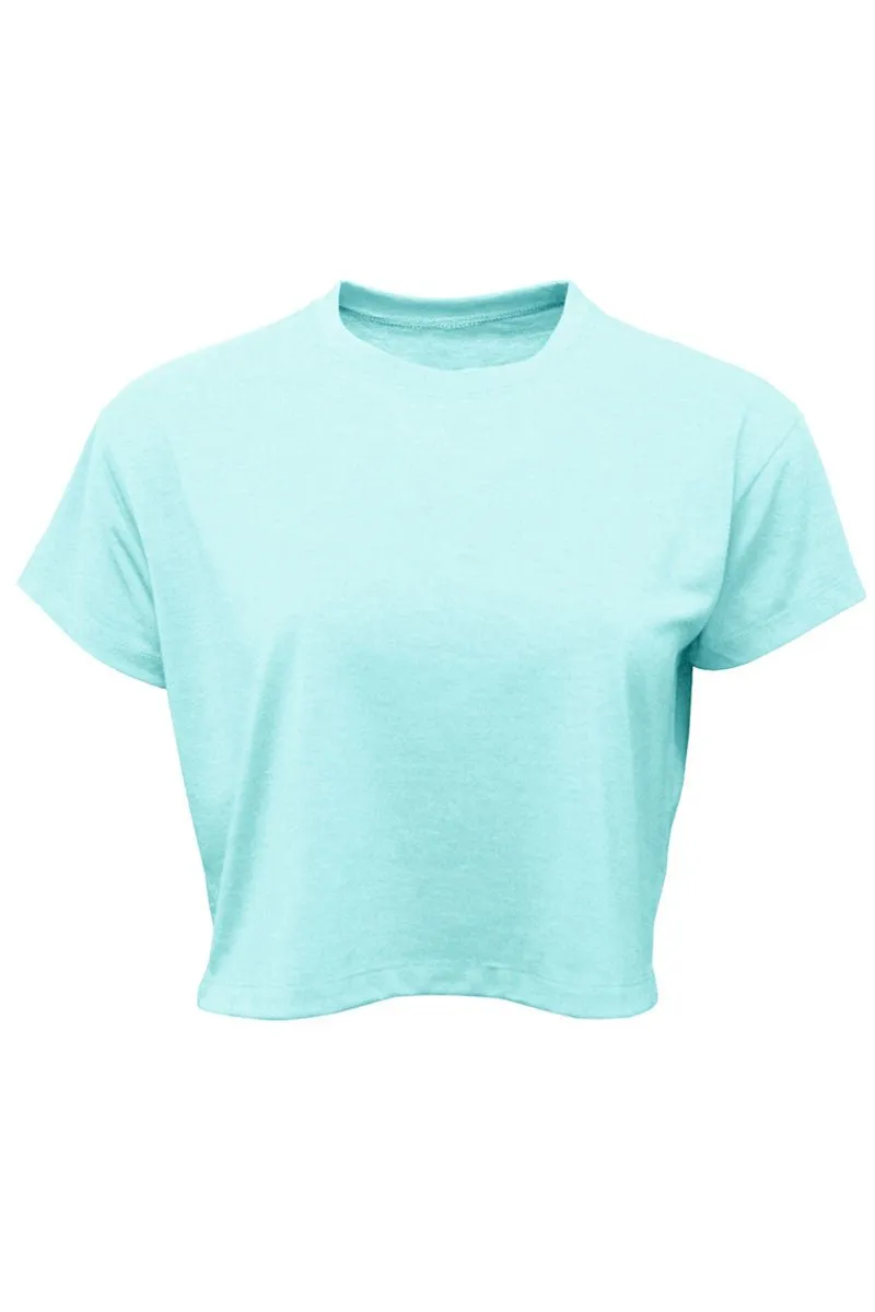 Athletic Varsity Texas Women's Soft-Tek Blend Crop T-Shirt