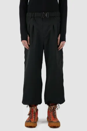 Belted Utility Pants With Side Straps