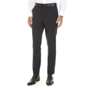 Calvin Klein Mens Skinny fit Dress Pants 31 / 30 Blue Solid Stretch