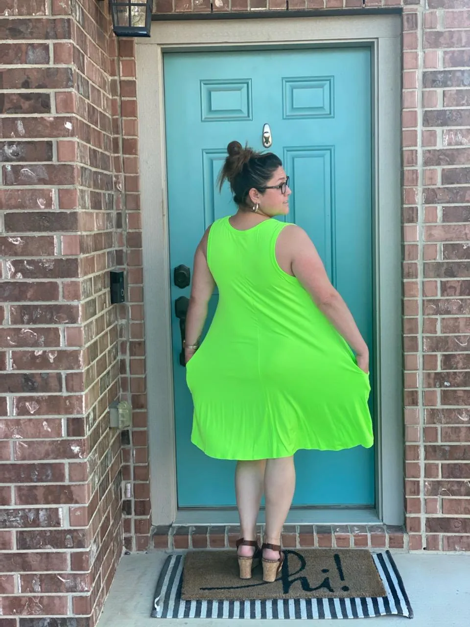 Curvy Neon Moonlights Dress