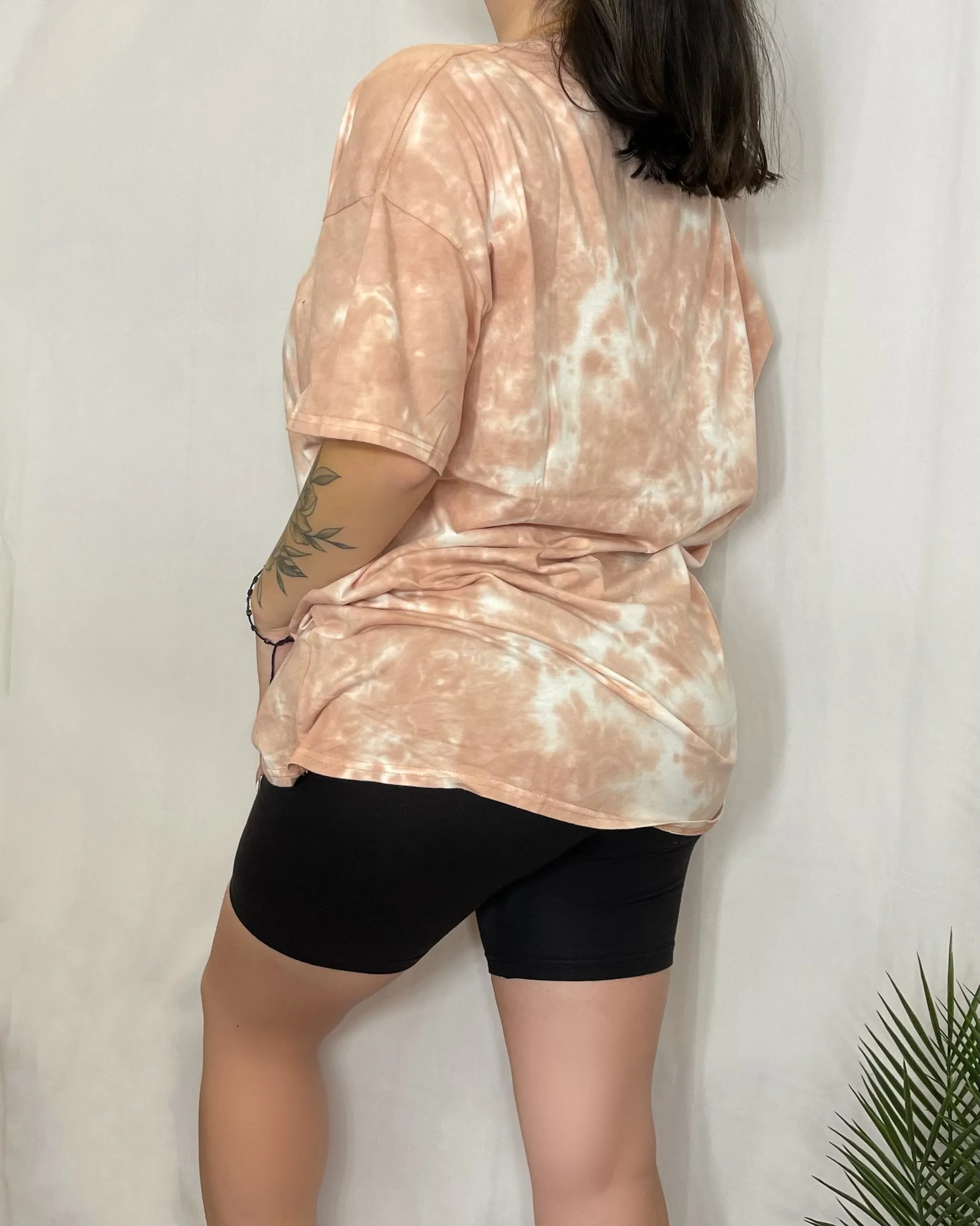 Elsy Oversized Tee (Misty Rose)