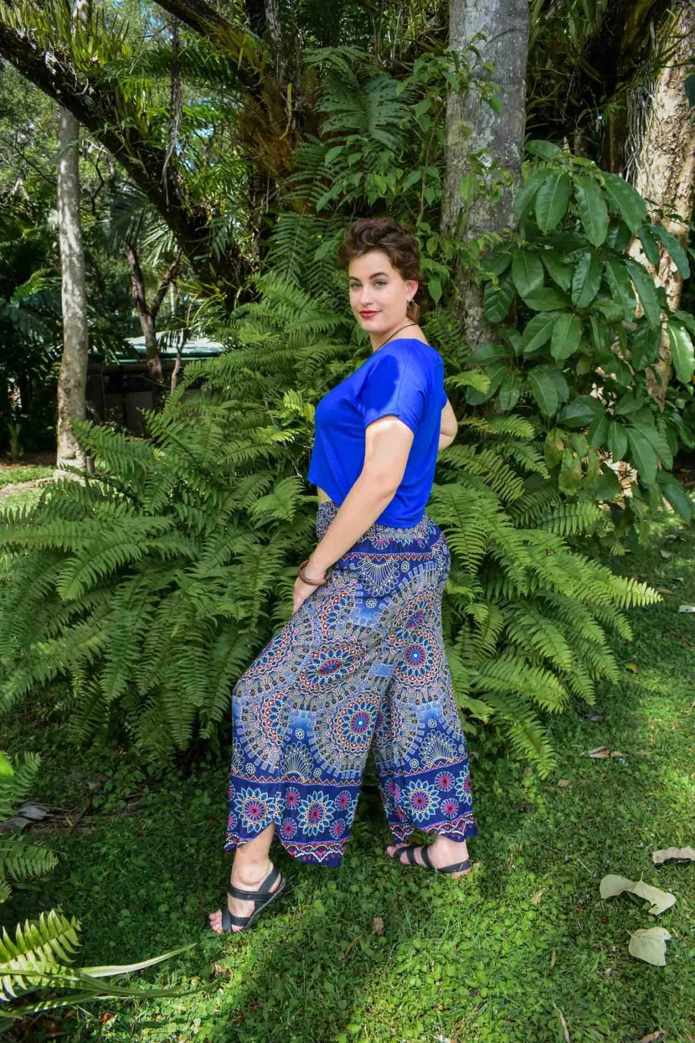 Fern Pants - Fractal Navy