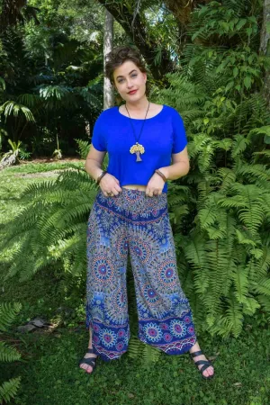 Fern Pants - Fractal Navy