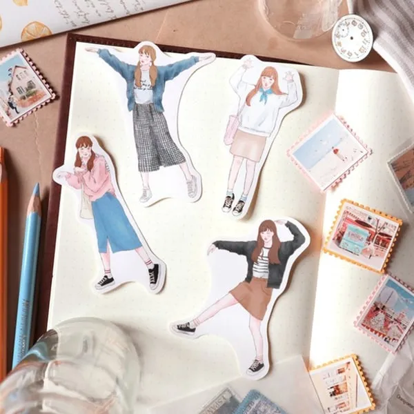 Flake Sticker Meow Meow Star - Women's Fashion
