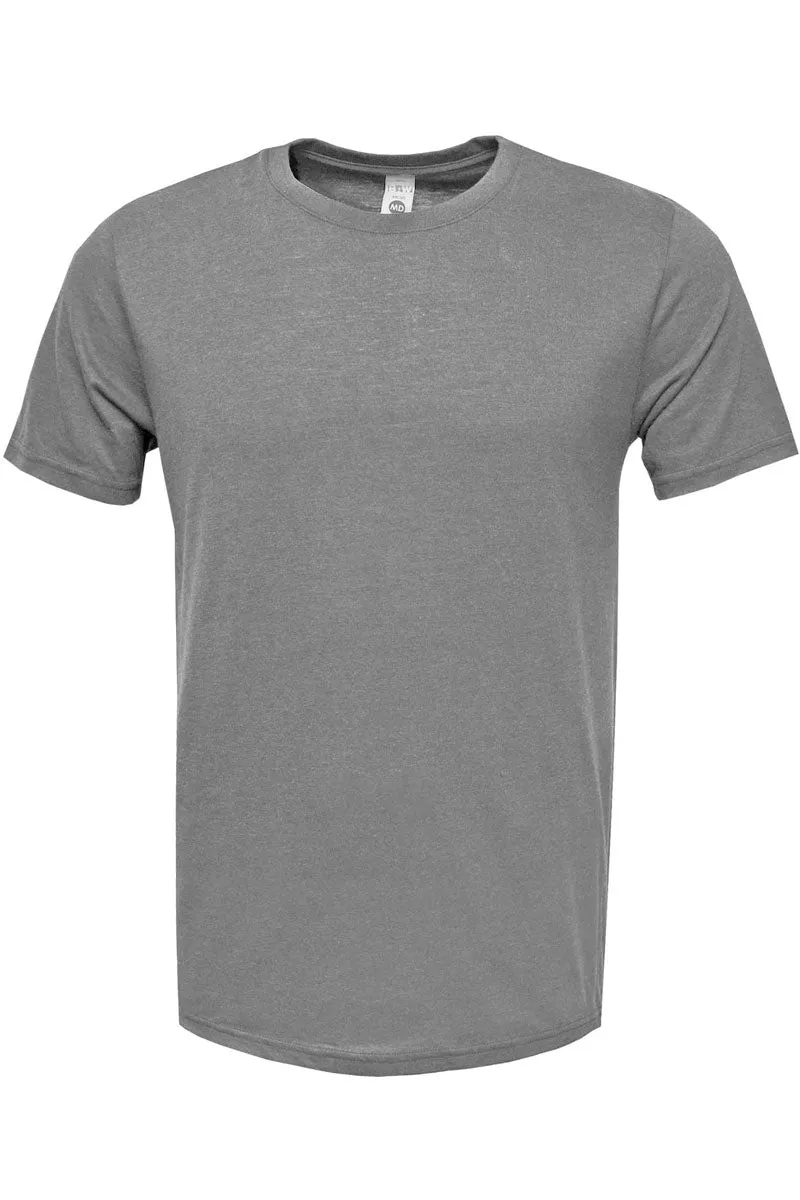 Football Pride Pirate Purple & Gold Adult Soft-Tek Blend T-Shirt