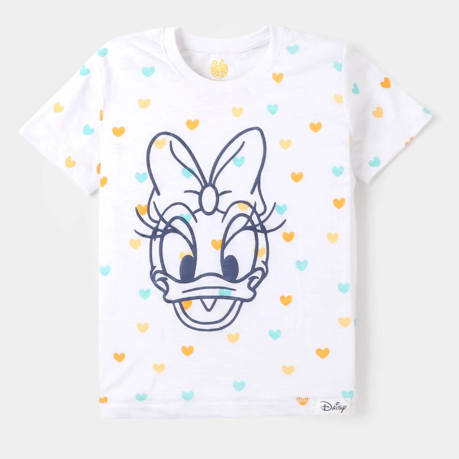 Girls Slub T-Shirt  - White