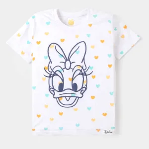Girls Slub T-Shirt  - White