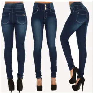 High Waist Slim Pants
