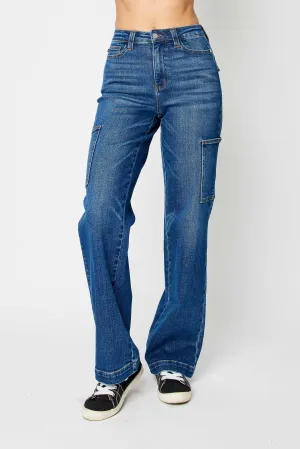 High Waist Wide Cargos