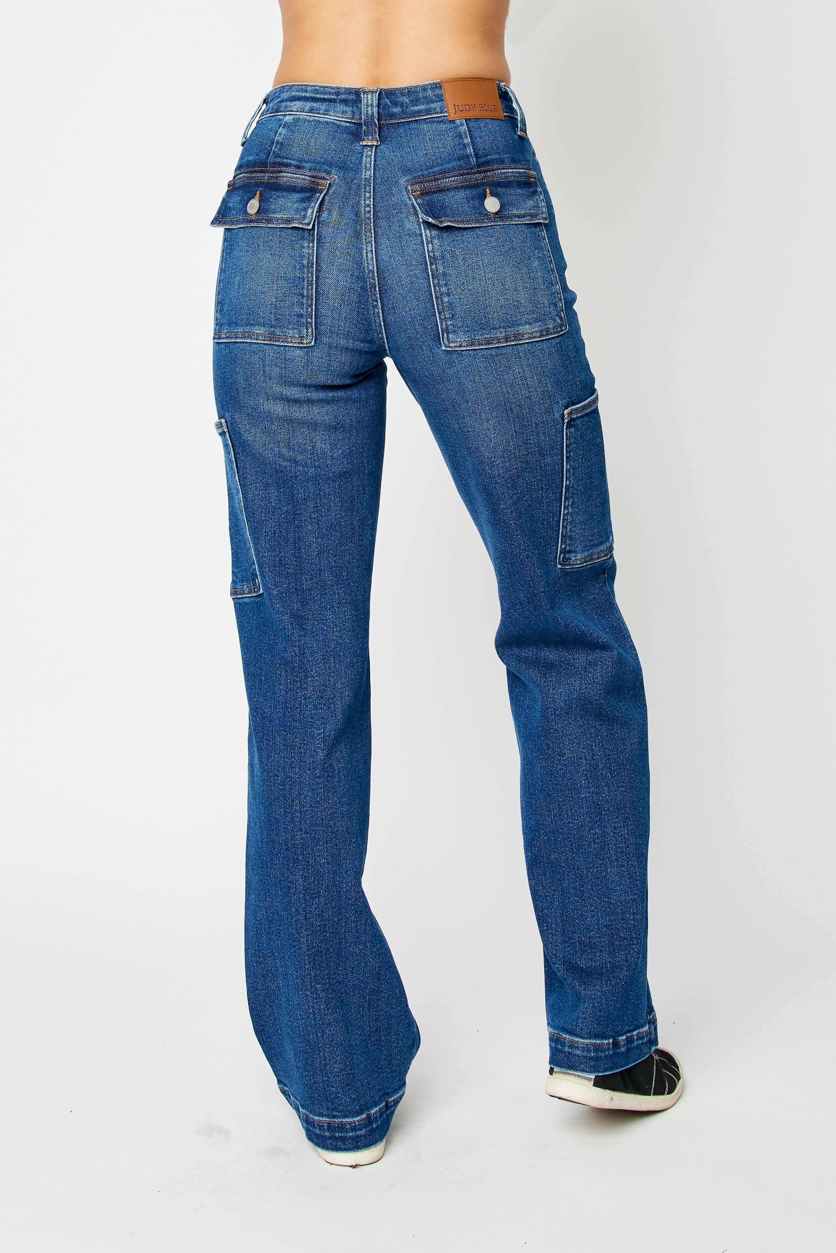 High Waist Wide Cargos