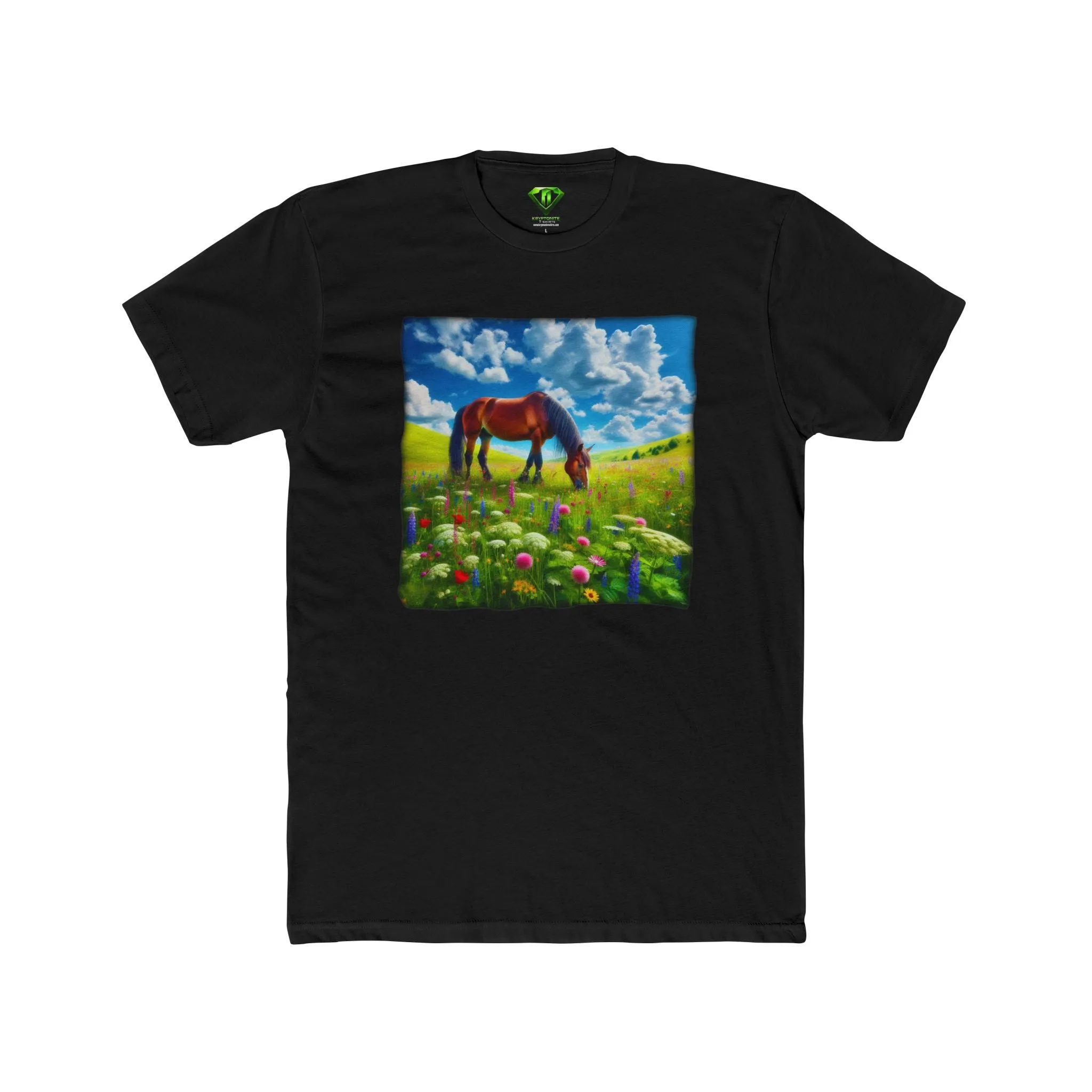 Horse Grazing, Unisex Tees,