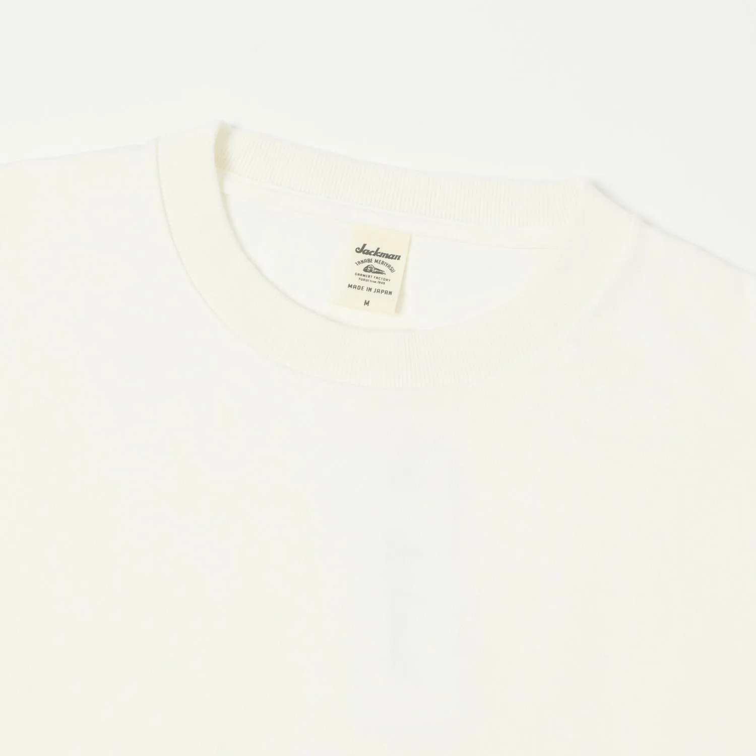 Jackman Dotsume LS Tee - Off White