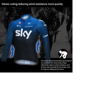Long-sleeved cycling uniforms, customized team uniforms, mass customization
