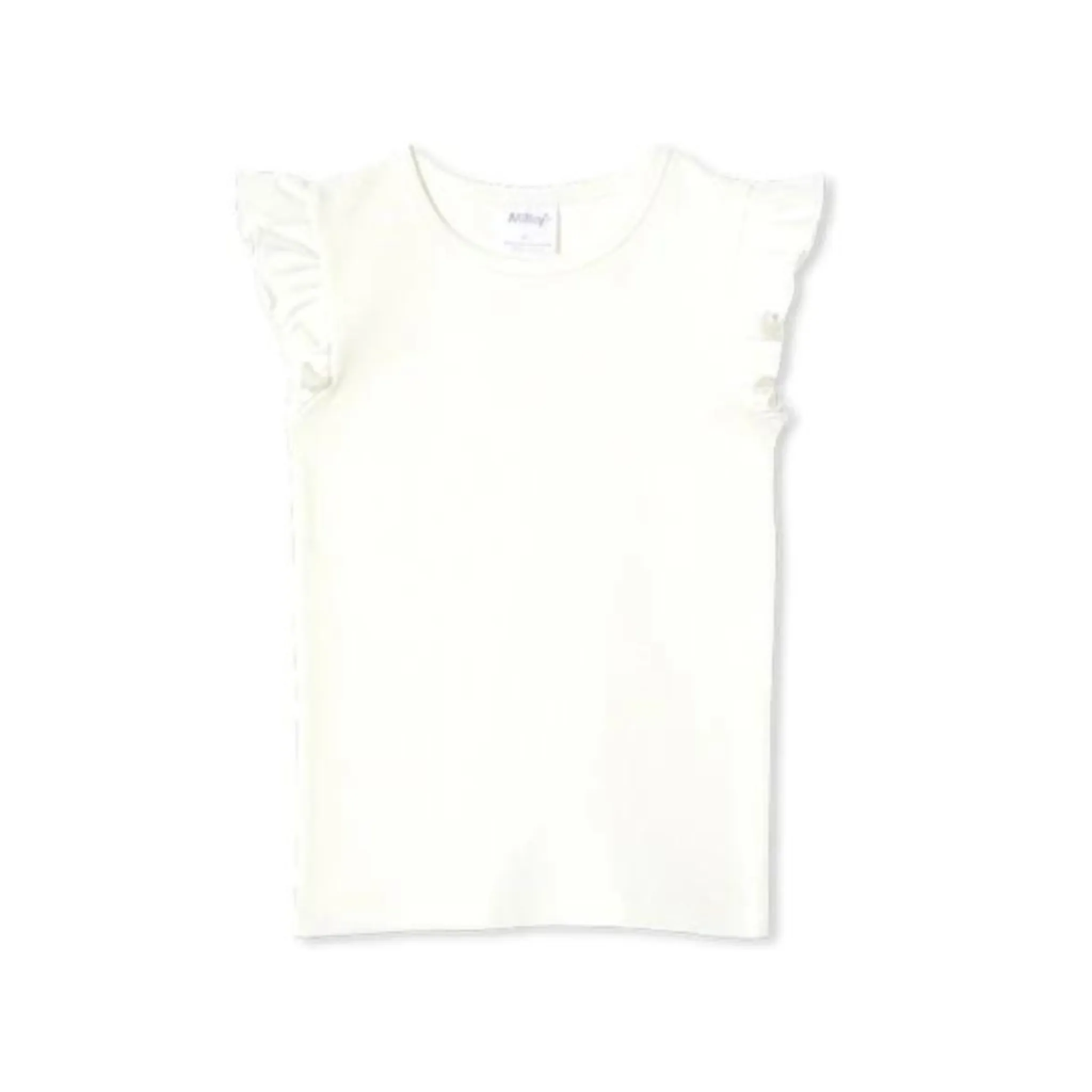 Milky Girl White Rib Tee