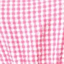 Pink & White Gingham Seersucker Romper
