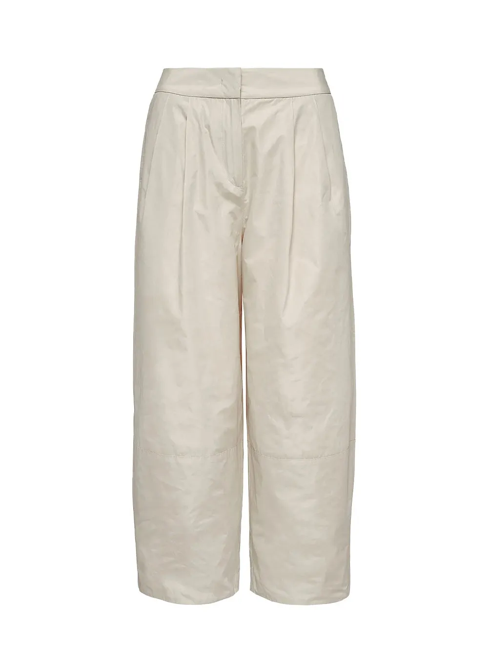 Poly Chambray Taffeta Pants (Soft Blush)