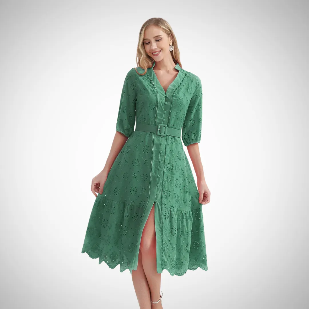 Quinette Breezy V-Neck Dress
