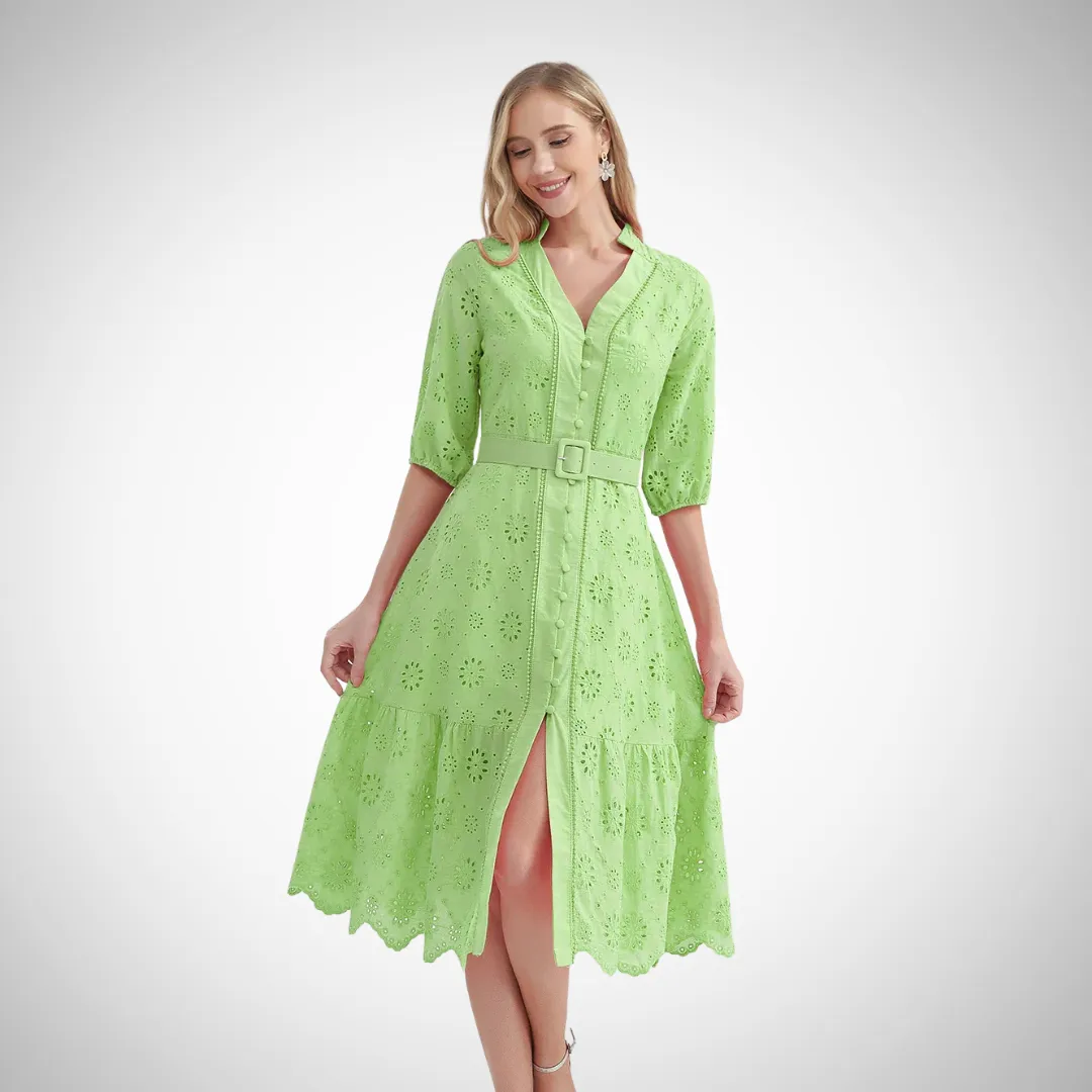 Quinette Breezy V-Neck Dress