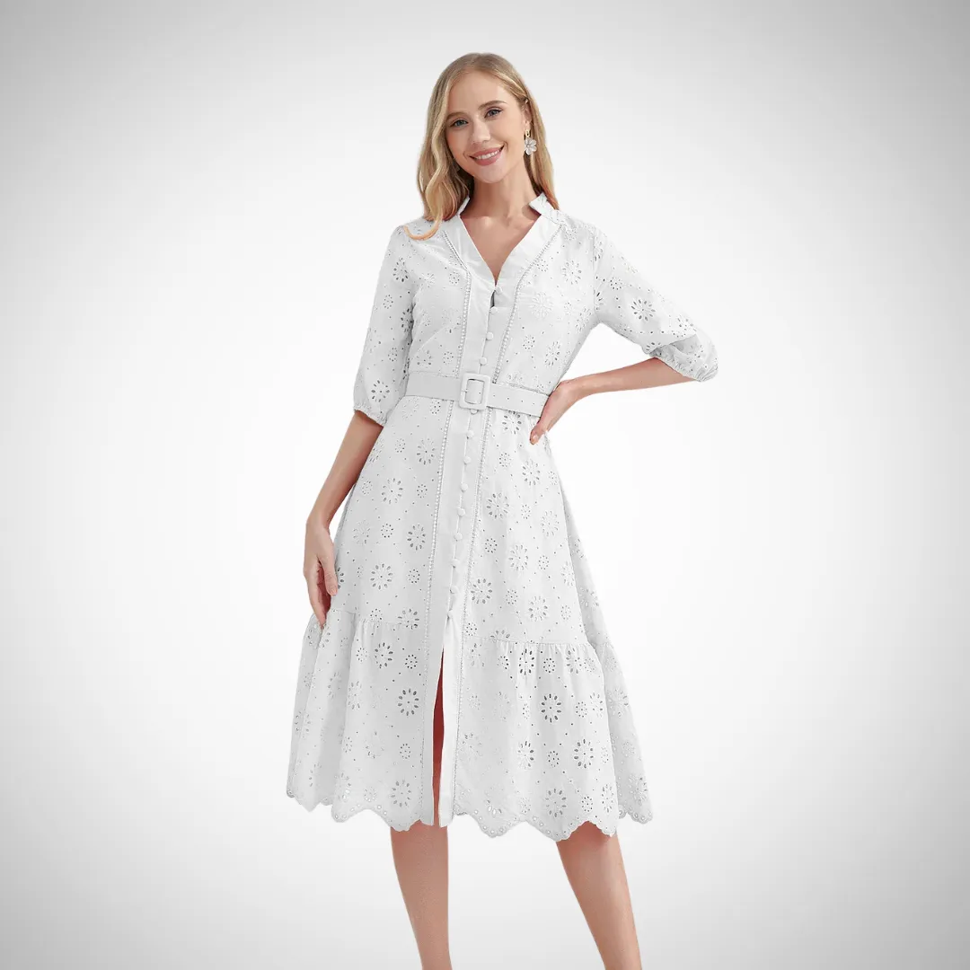 Quinette Breezy V-Neck Dress