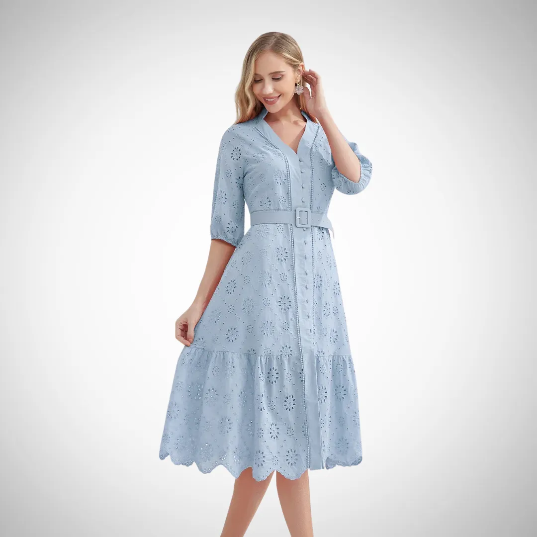 Quinette Breezy V-Neck Dress