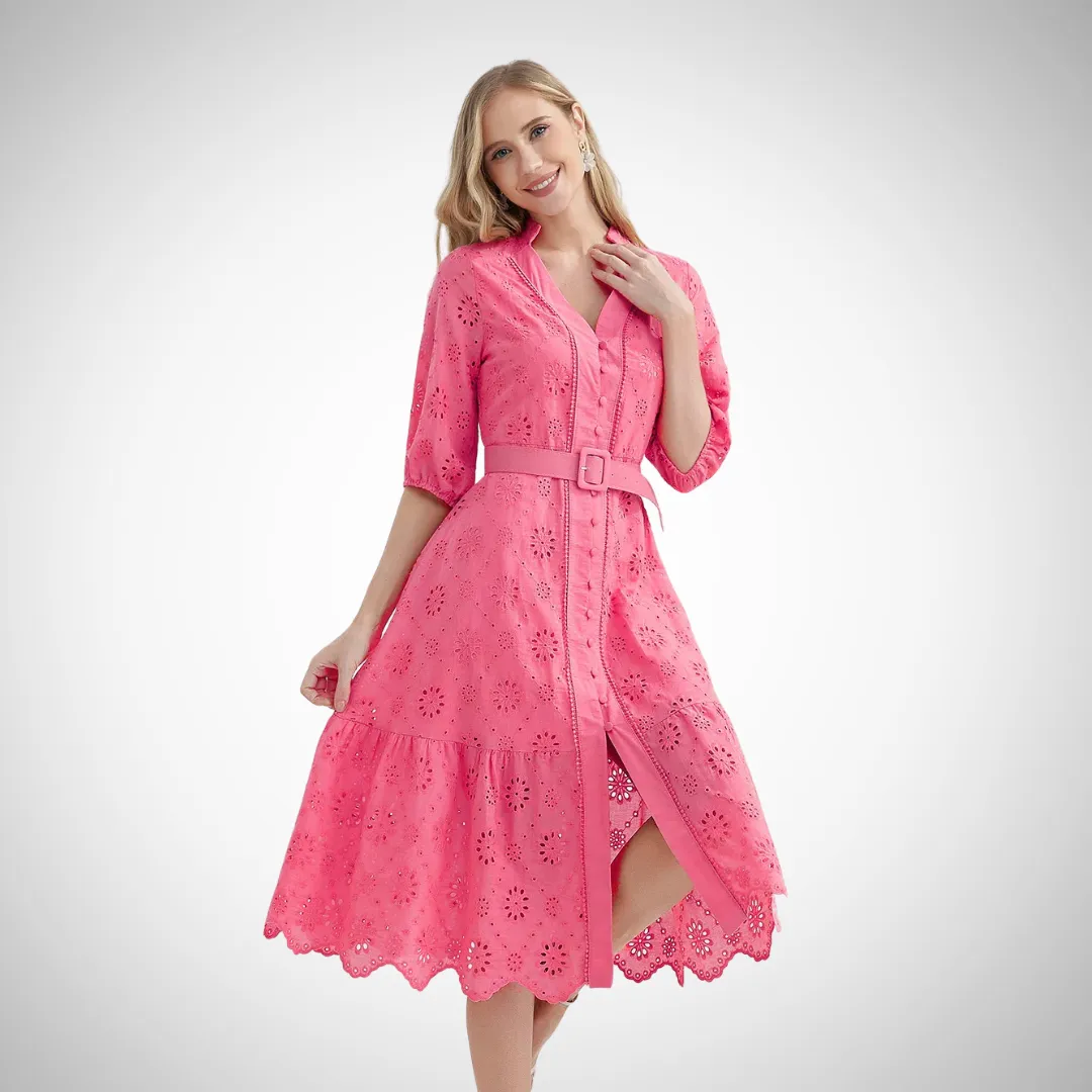 Quinette Breezy V-Neck Dress