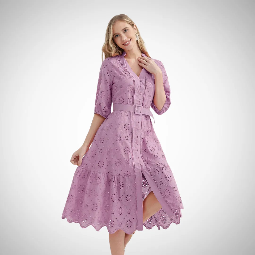 Quinette Breezy V-Neck Dress