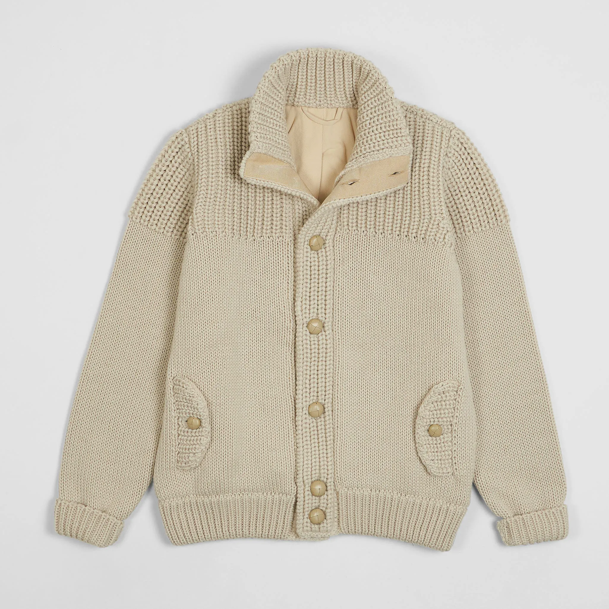 Roberto Collina Archive Heavyweight Cotton Lined Cardigan