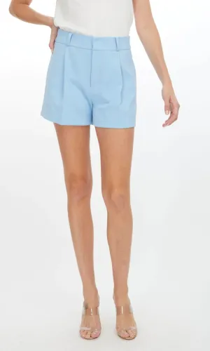 SENA CREPE SHORTS - AZURE