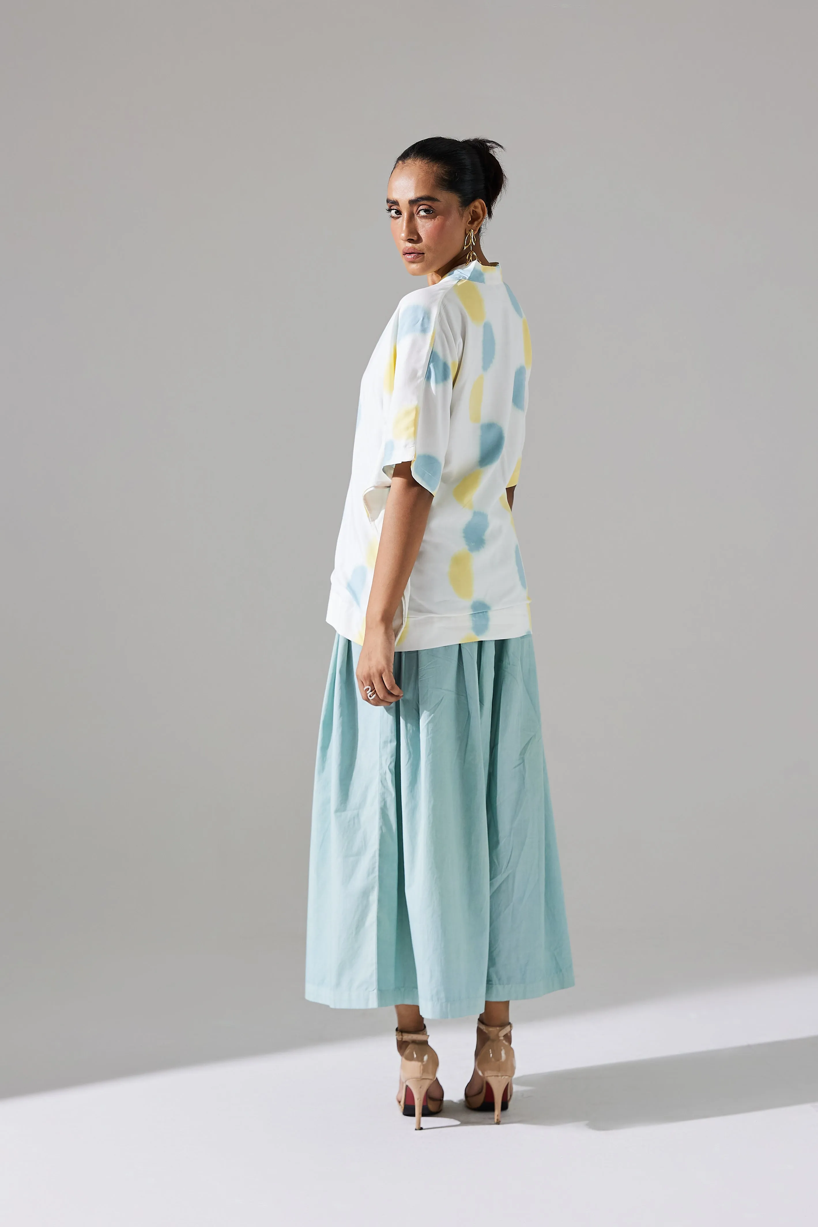 SOFT MINT PLAETED PANTS