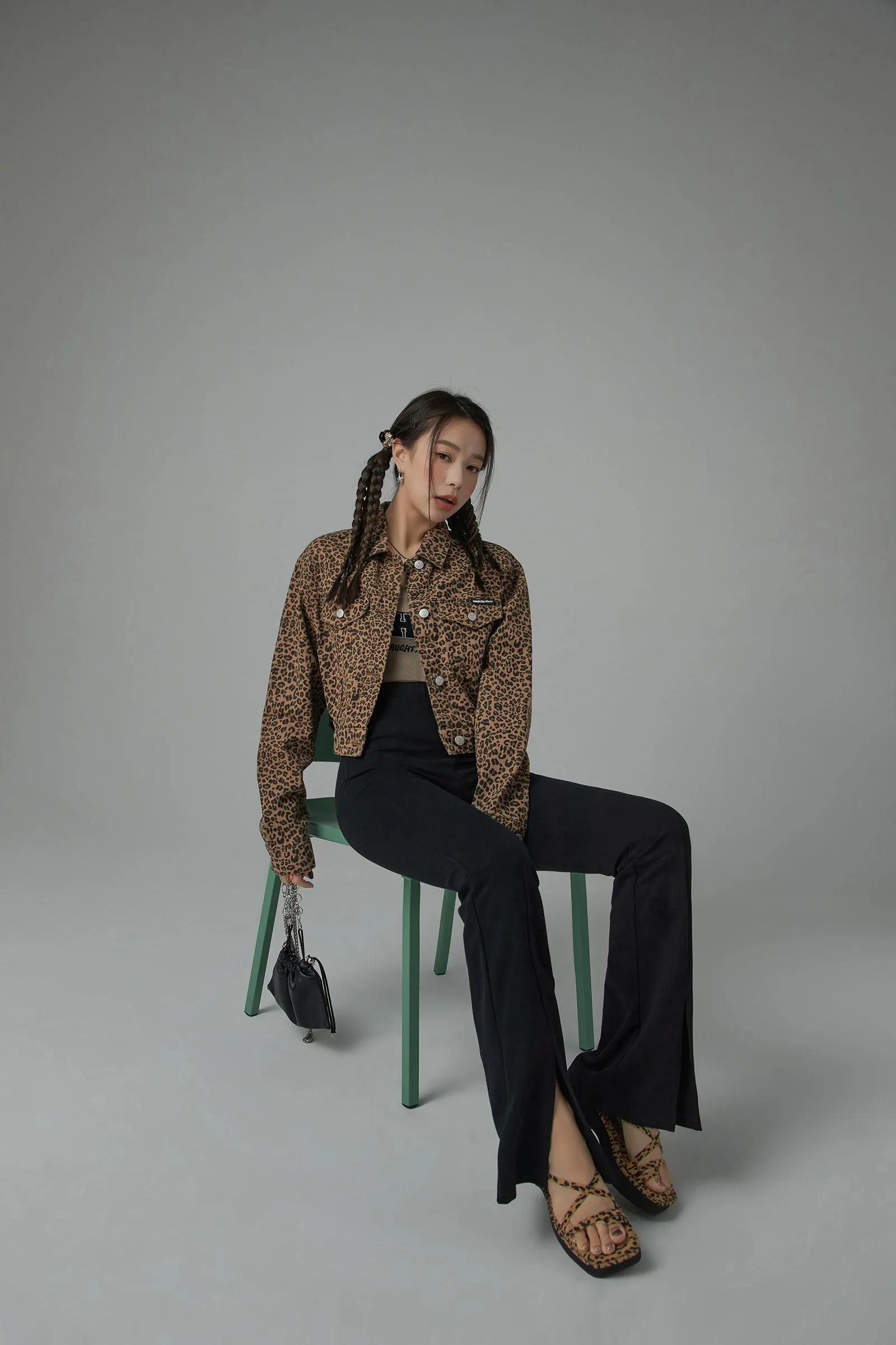 Split Slim Pants