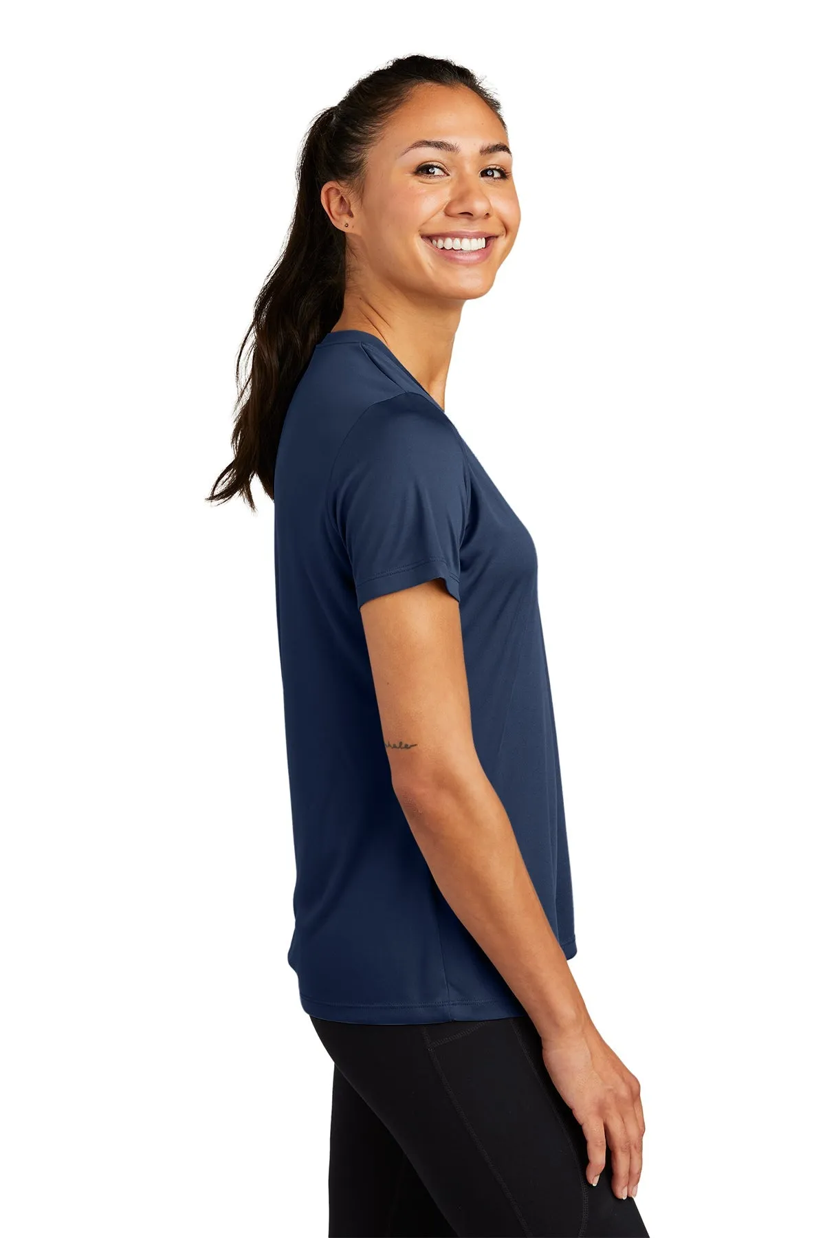 Sport-Tek Ladies PosiCharge Branded Competitor Tee's, True Navy