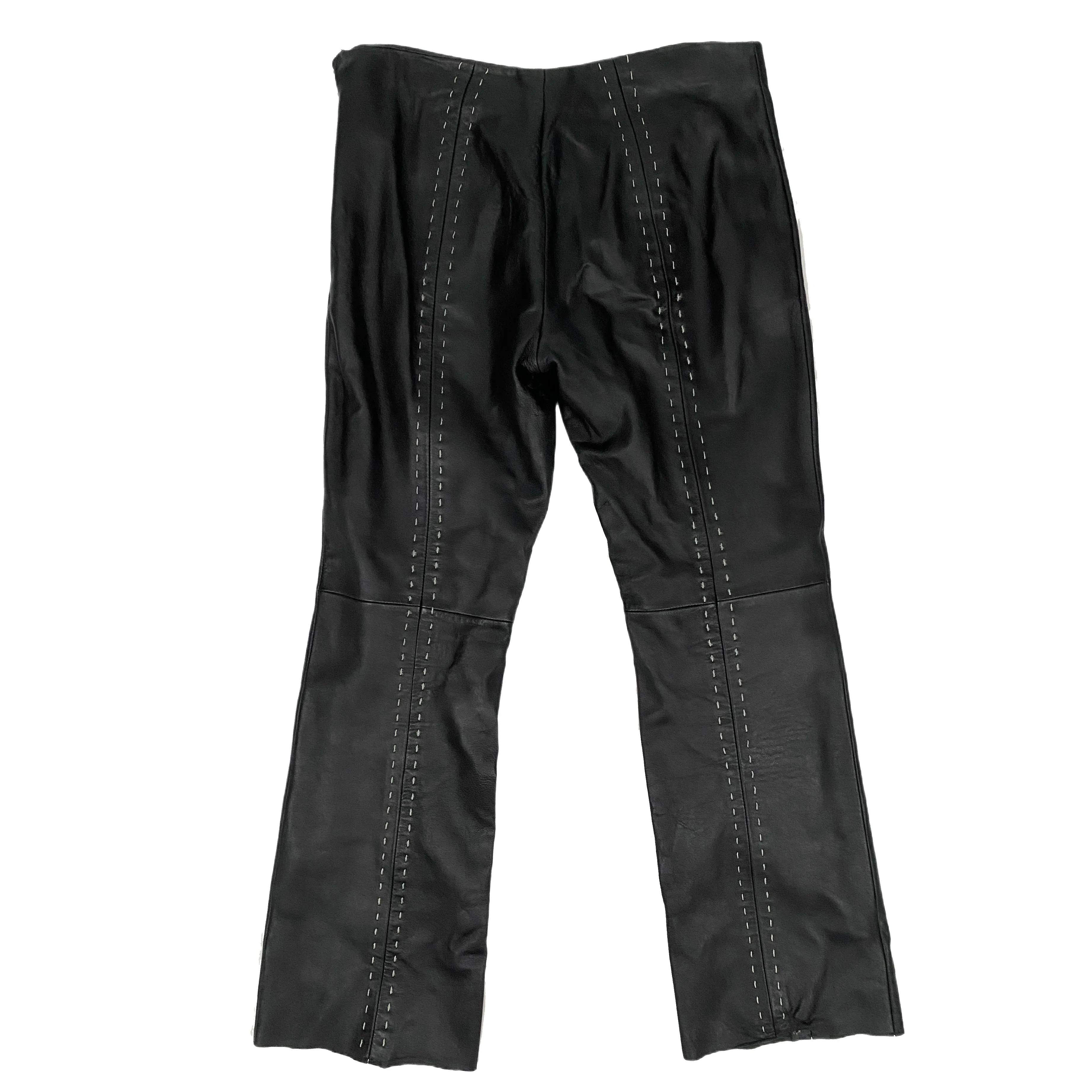 Stitched Soft Leather Pants (L)