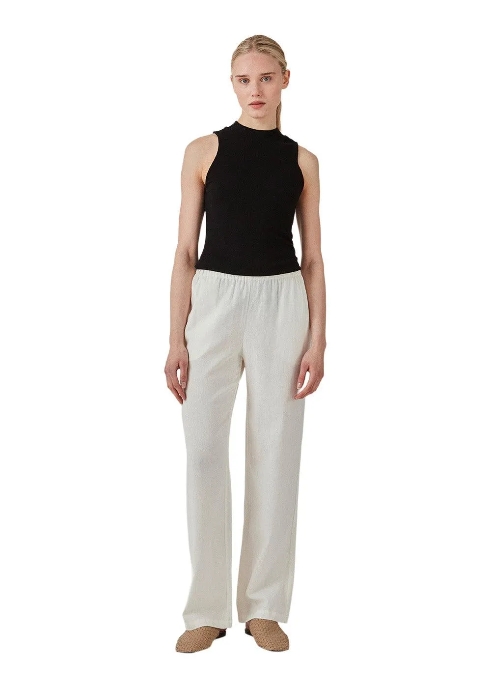 TulsiMD pants - Soft White