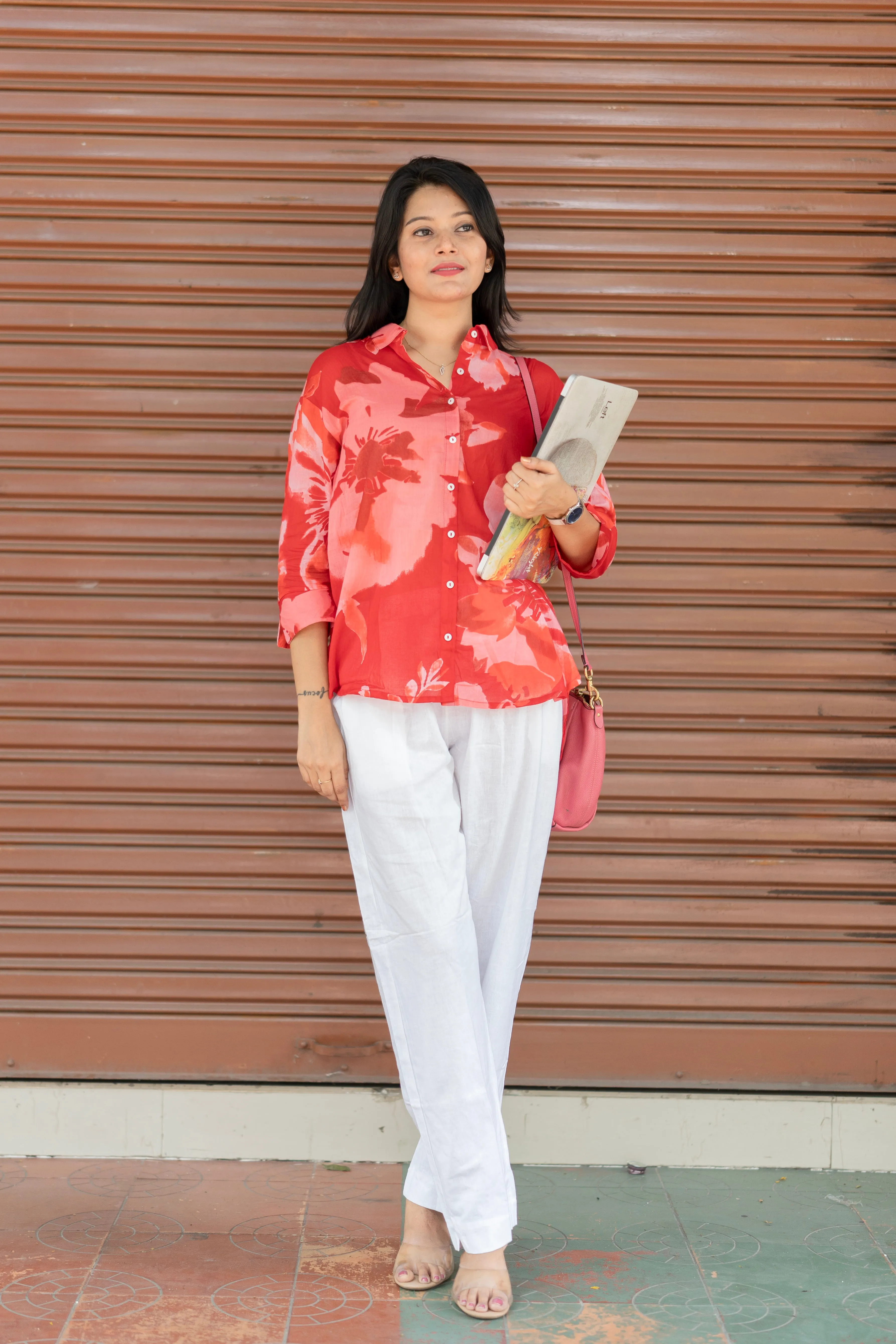 White Comfy Cotton Pants