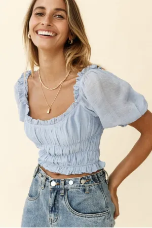 xakxx xakxx Summer Women Tops And Blouses Blue White Cotton Elastic Short Sleeves Elegant Beach Backless Holiday Female Shirt Ladies