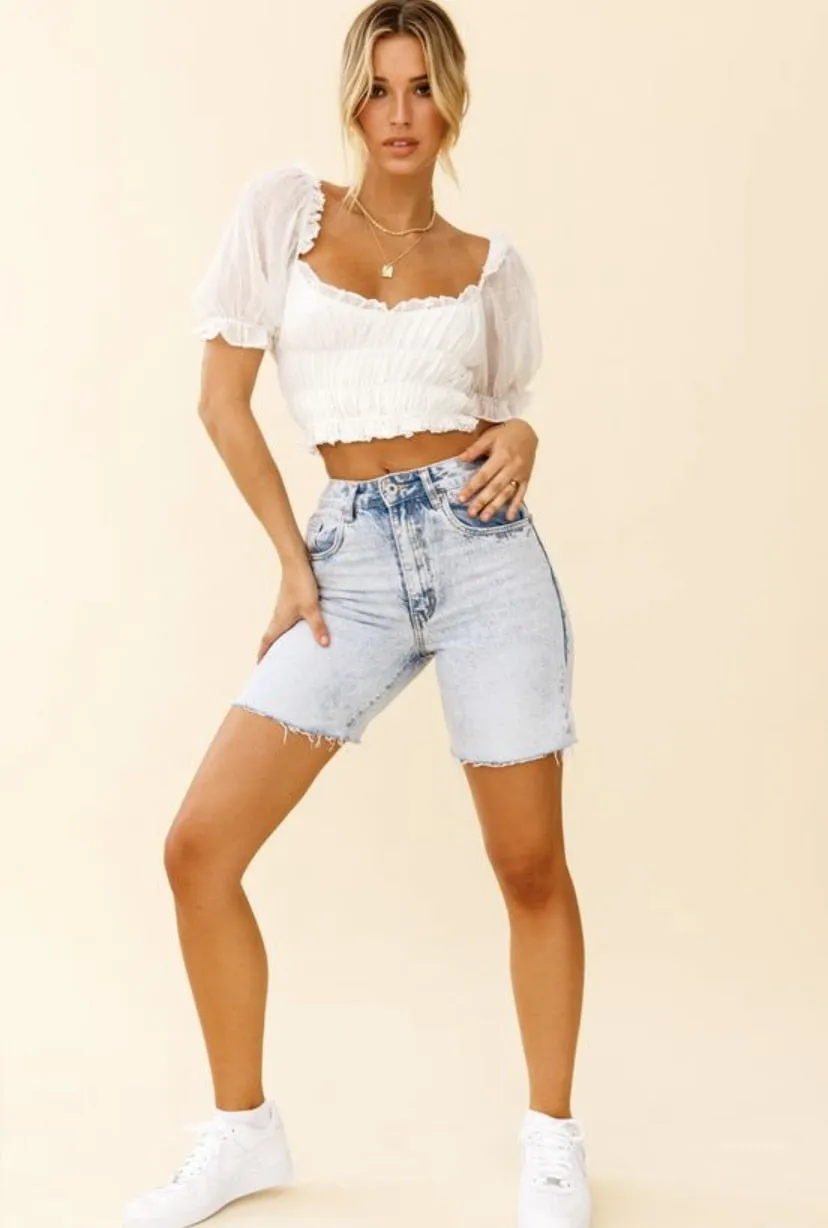 xakxx xakxx Summer Women Tops And Blouses Blue White Cotton Elastic Short Sleeves Elegant Beach Backless Holiday Female Shirt Ladies